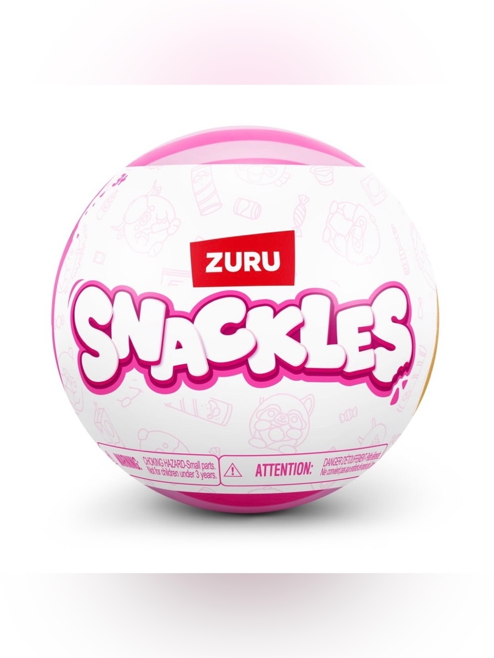Snackles Licensed Series 35 inch Plush Mystery Capsule, Soft Stuffed Animal Toy